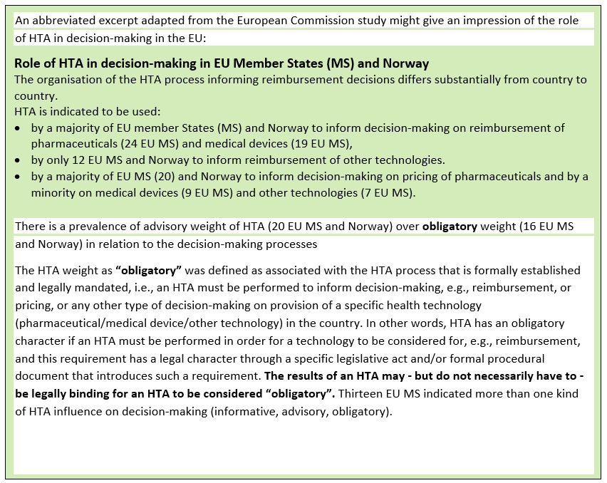 HTA Bodies And Principles : 1. 2 HTA And Decision-making | EUPATI Open ...